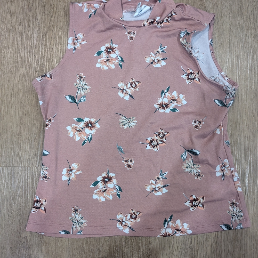 Jules & Leopold Floral Tank Top - Soft Pink